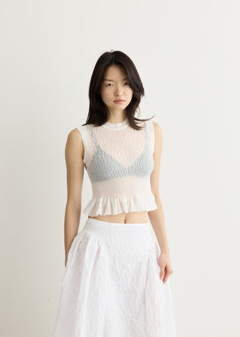 Celia Vest Sheer Summer Knit