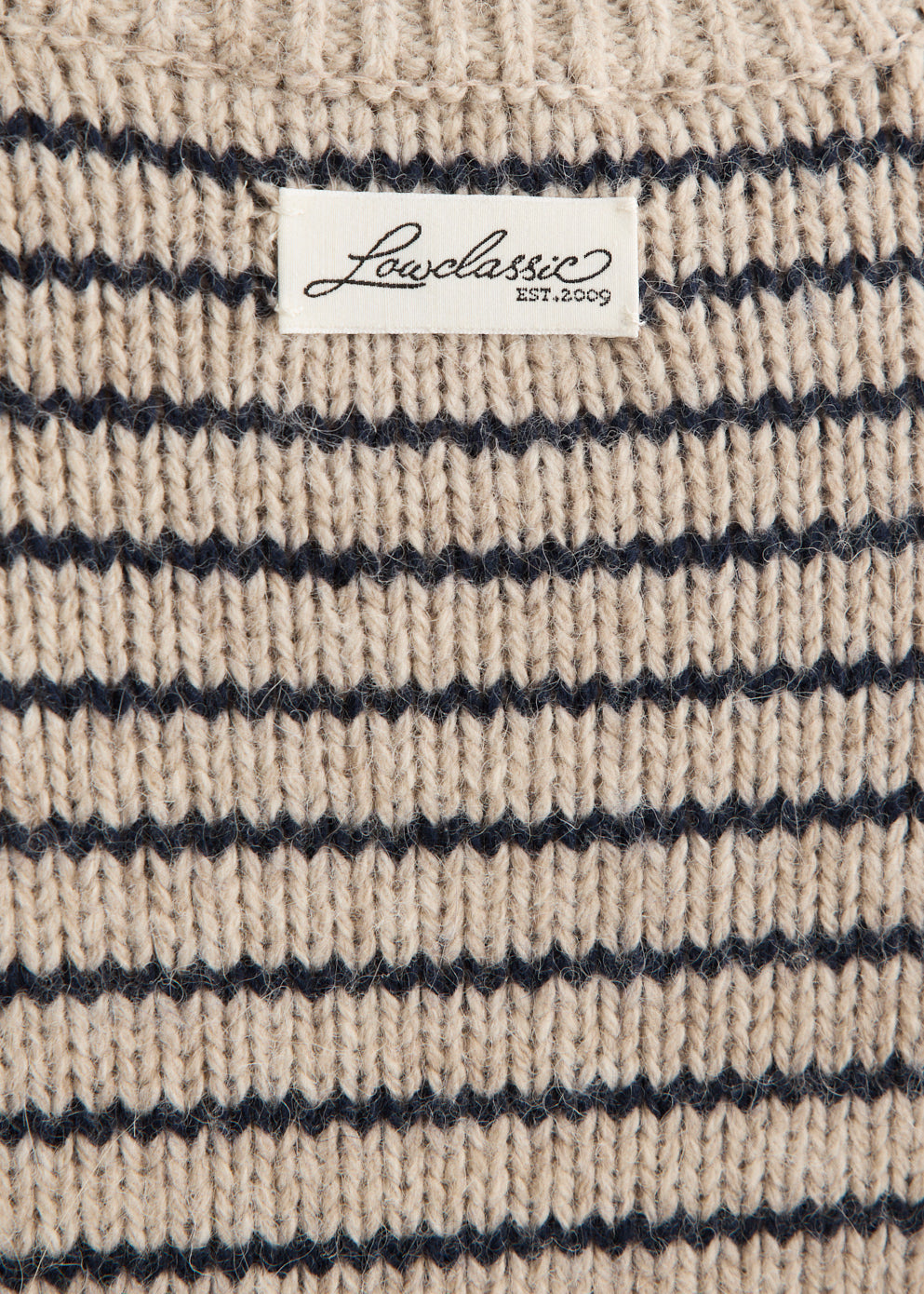 Alpaca Blend Stripe Pullover