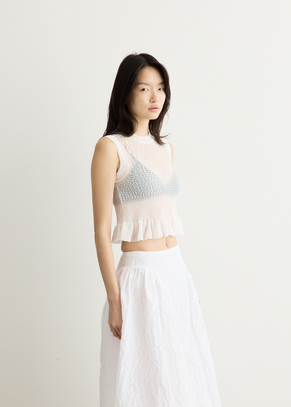 Celia Vest Sheer Summer Knit