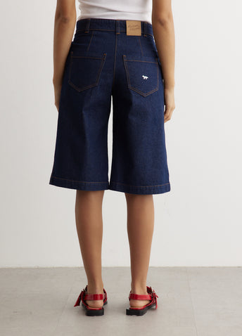 Workwear Denim Bermuda Shorts