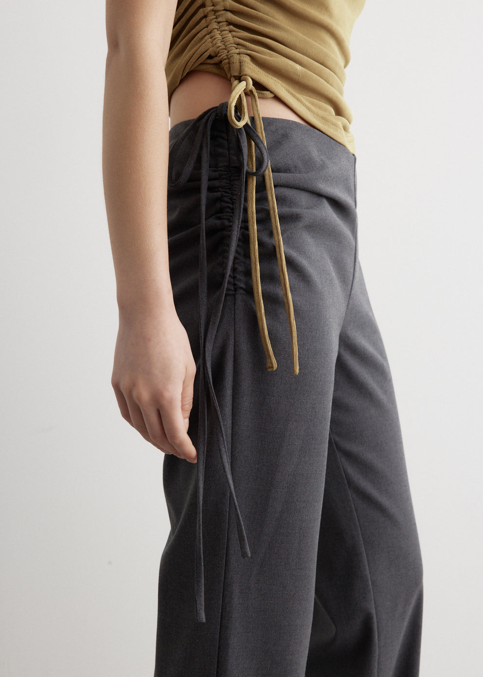 Ruched Waist Pants