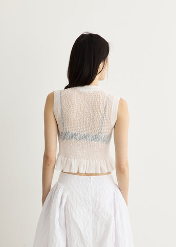 Celia Vest Sheer Summer Knit