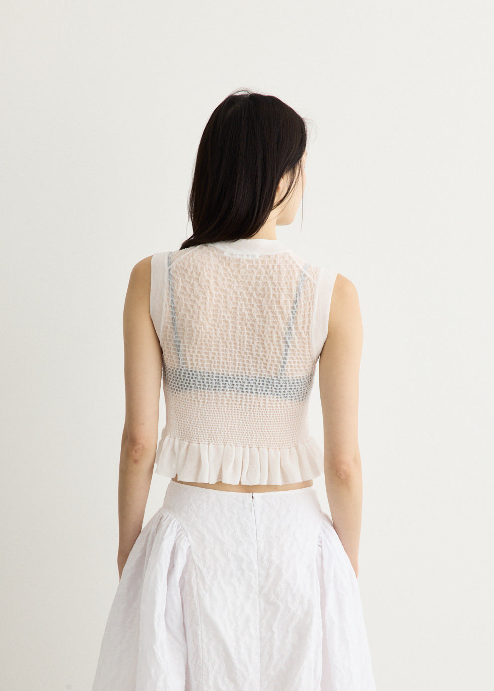 Celia Vest Sheer Summer Knit