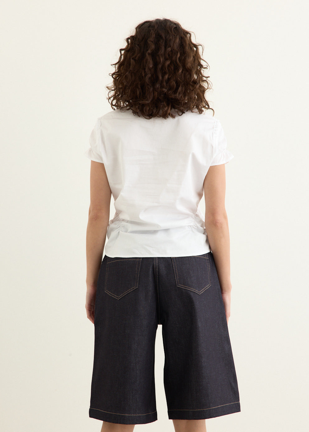 Wrinkle Half Sleeve Shirt