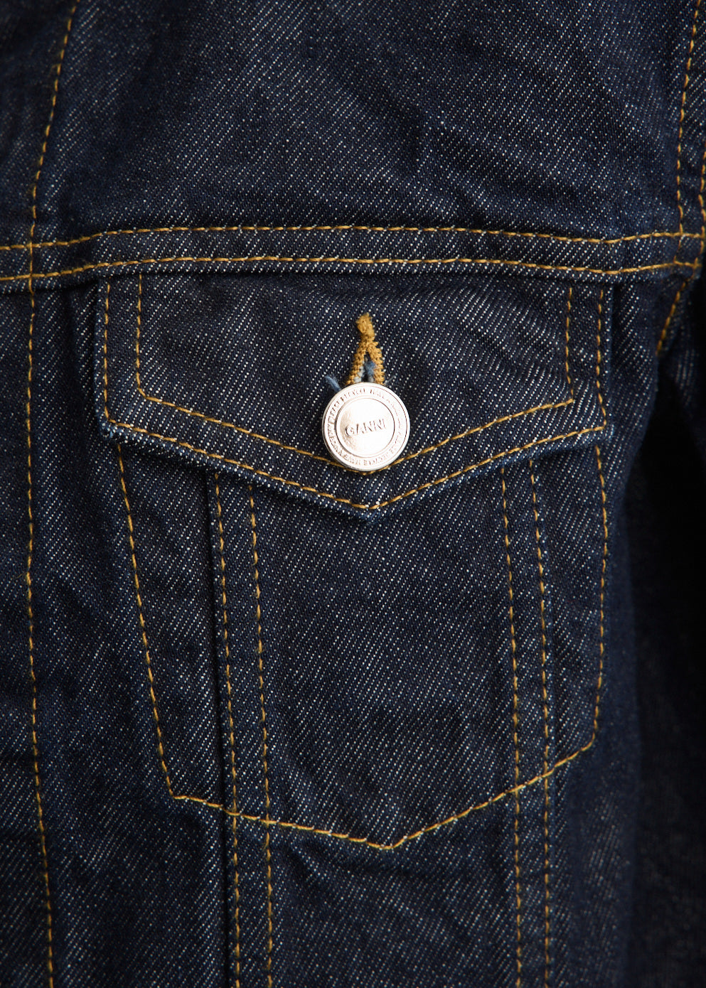 Rinse Denim Cropped Jacket