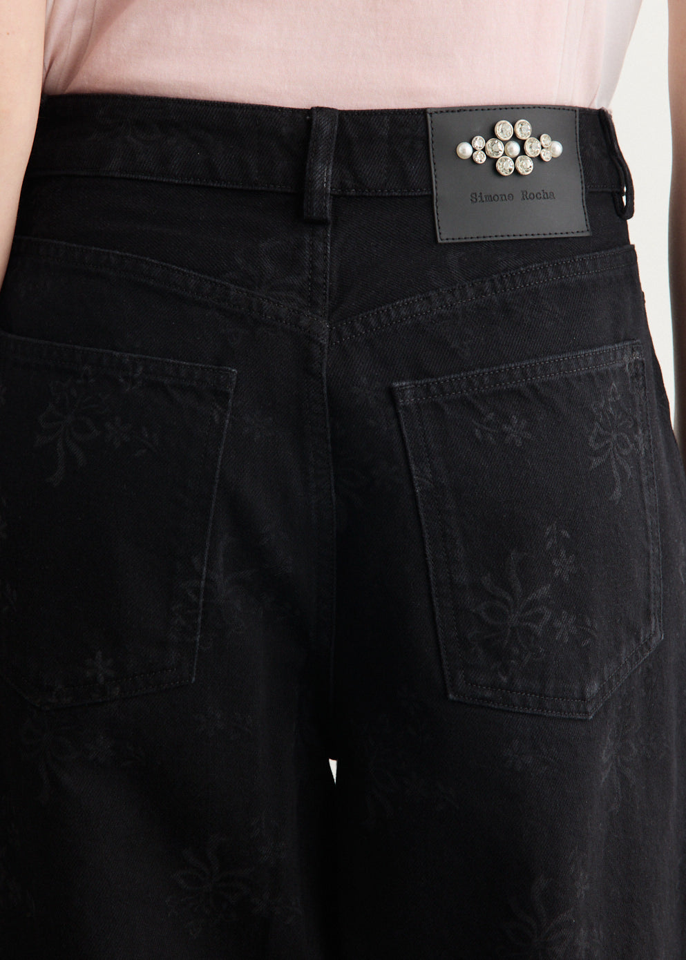 Wide Leg Utility Curve Jeans