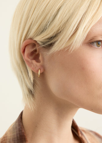 Medium Gold Hoop Earrings