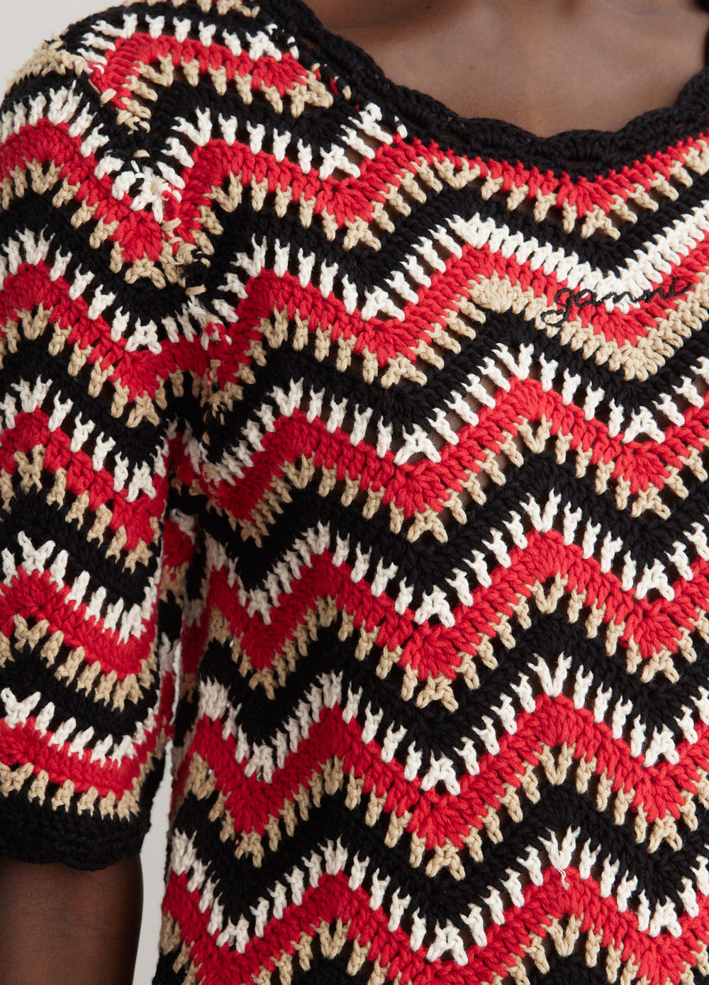 Crotchet Mini Dress