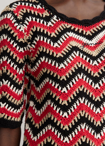 Crotchet Mini Dress