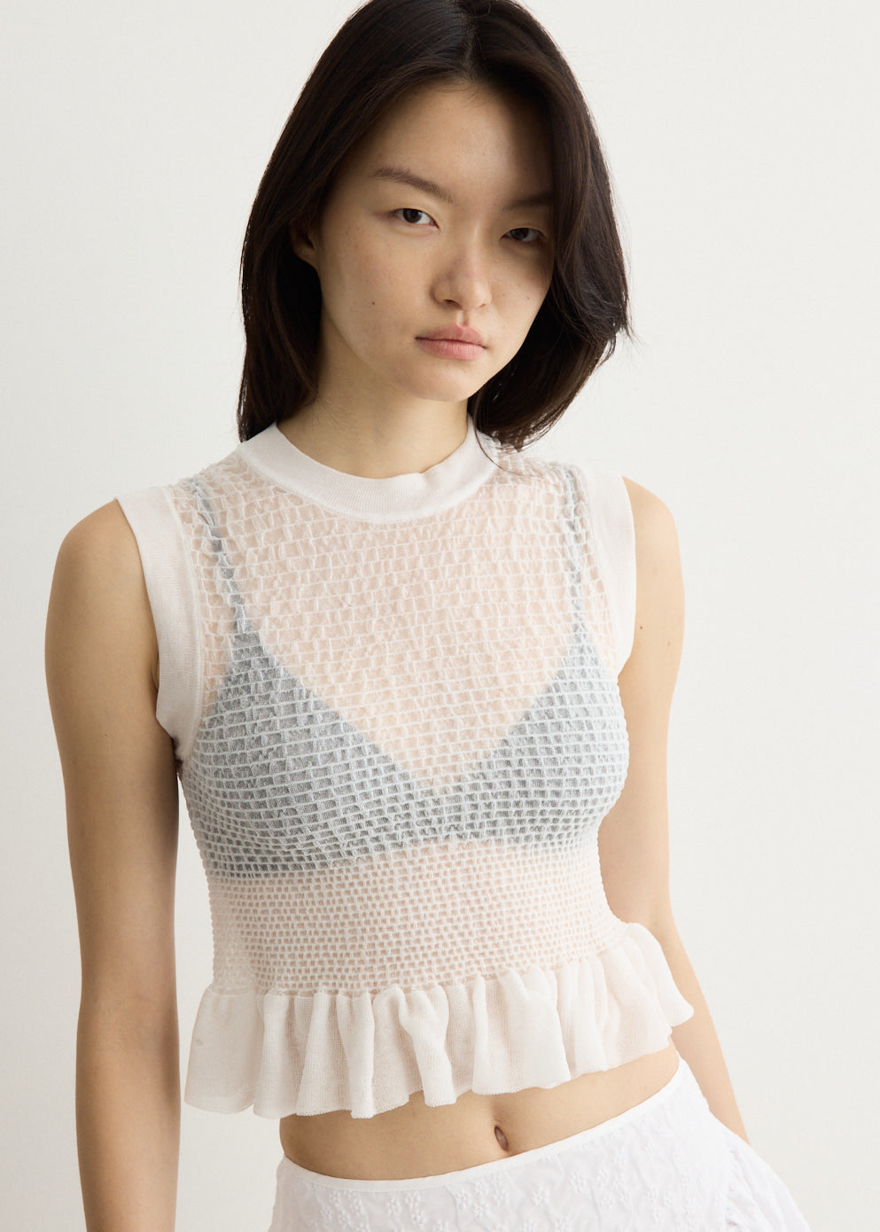 Celia Vest Sheer Summer Knit