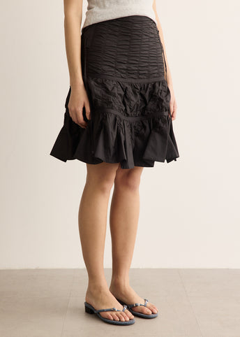 Padded Shirring Skirt
