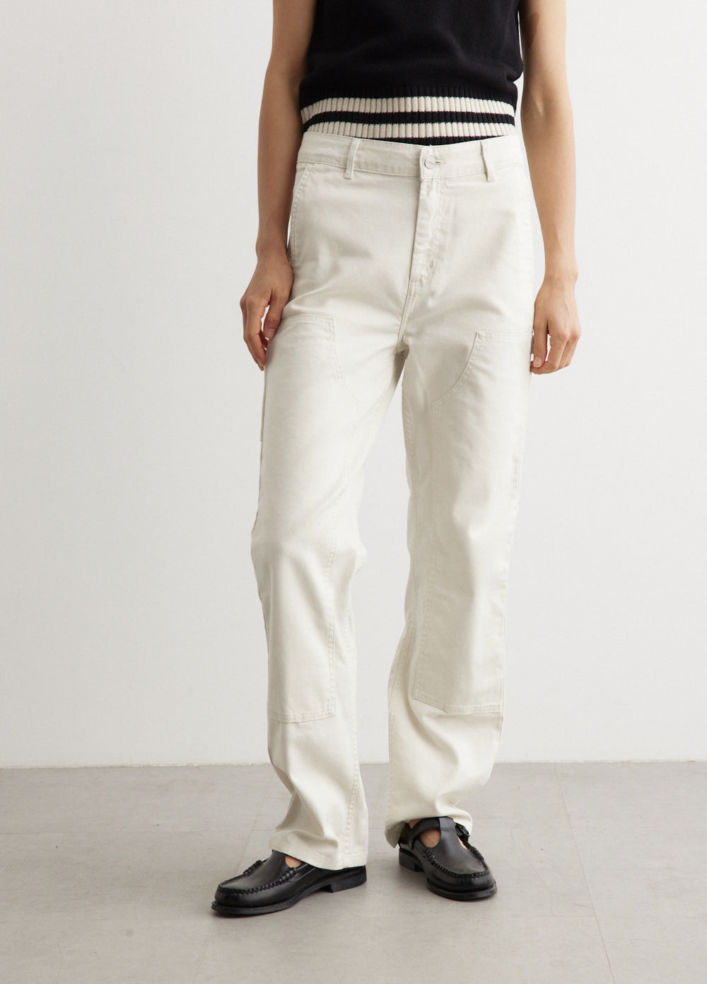 W' Pierce Double Knee Pants