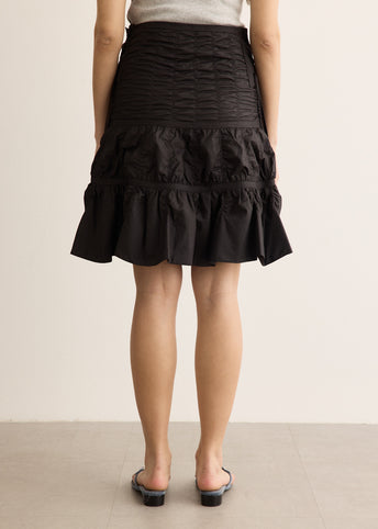 Padded Shirring Skirt