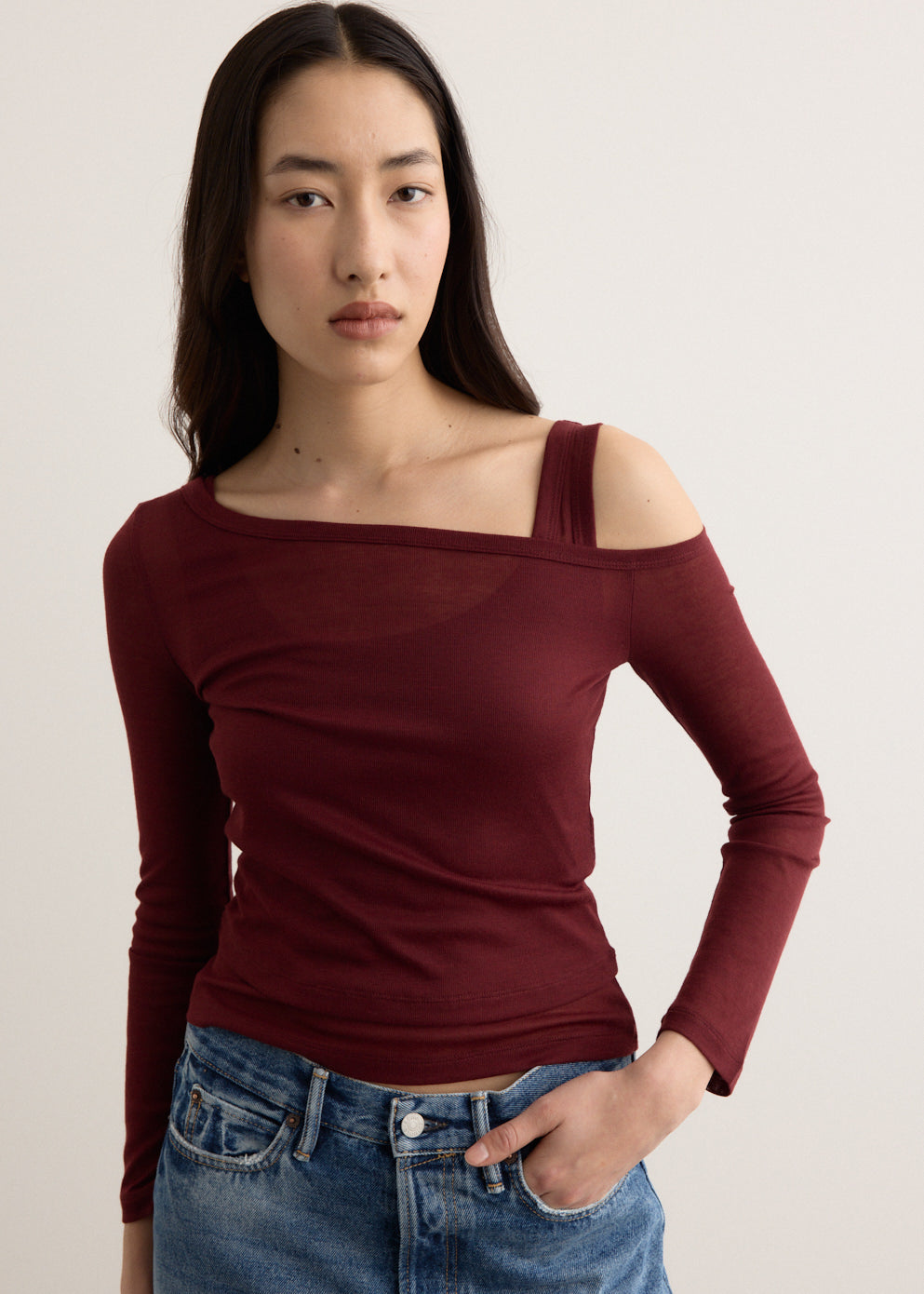 Addicted Double Layer Long Sleeve Top