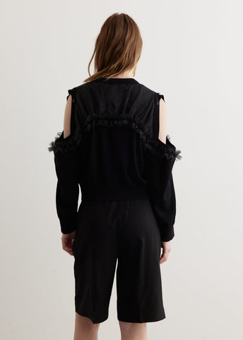 Open Shoulder Cardigan