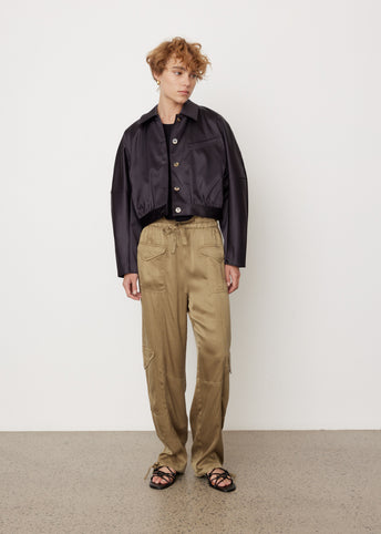 Washed Satin Pants