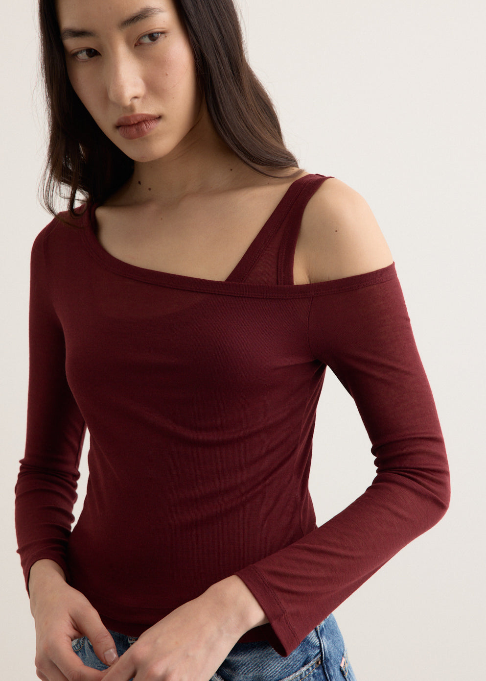 Addicted Double Layer Long Sleeve Top
