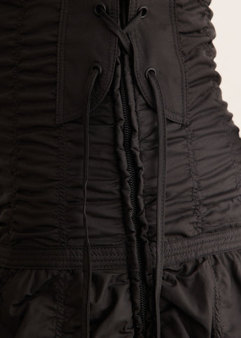 Padded Shirring Skirt