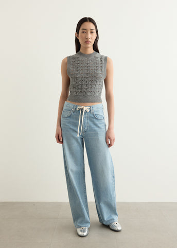 Miramar Terry Drawcord Wide Leg Pants