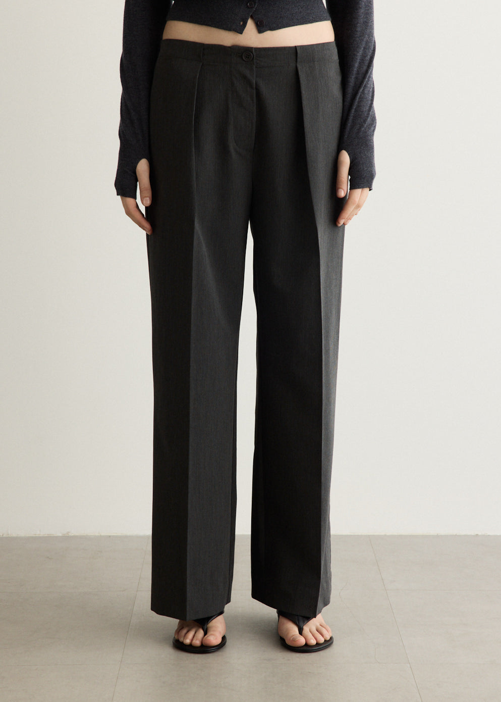 Alva Half Elastic Tailored Pants