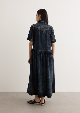 Light Denim Long Dress