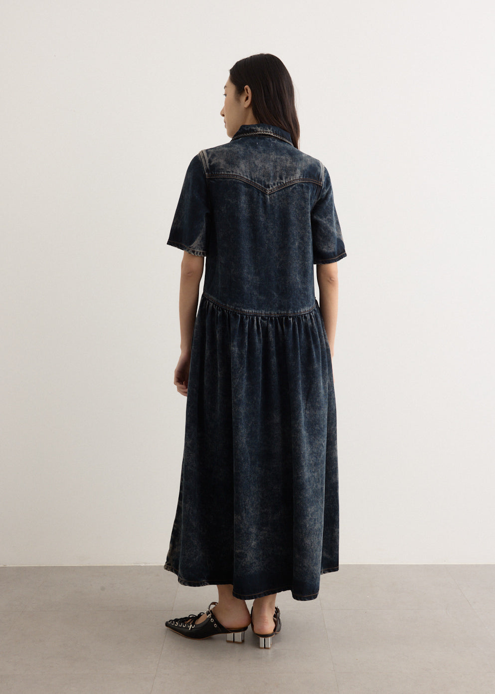 Light Denim Long Dress