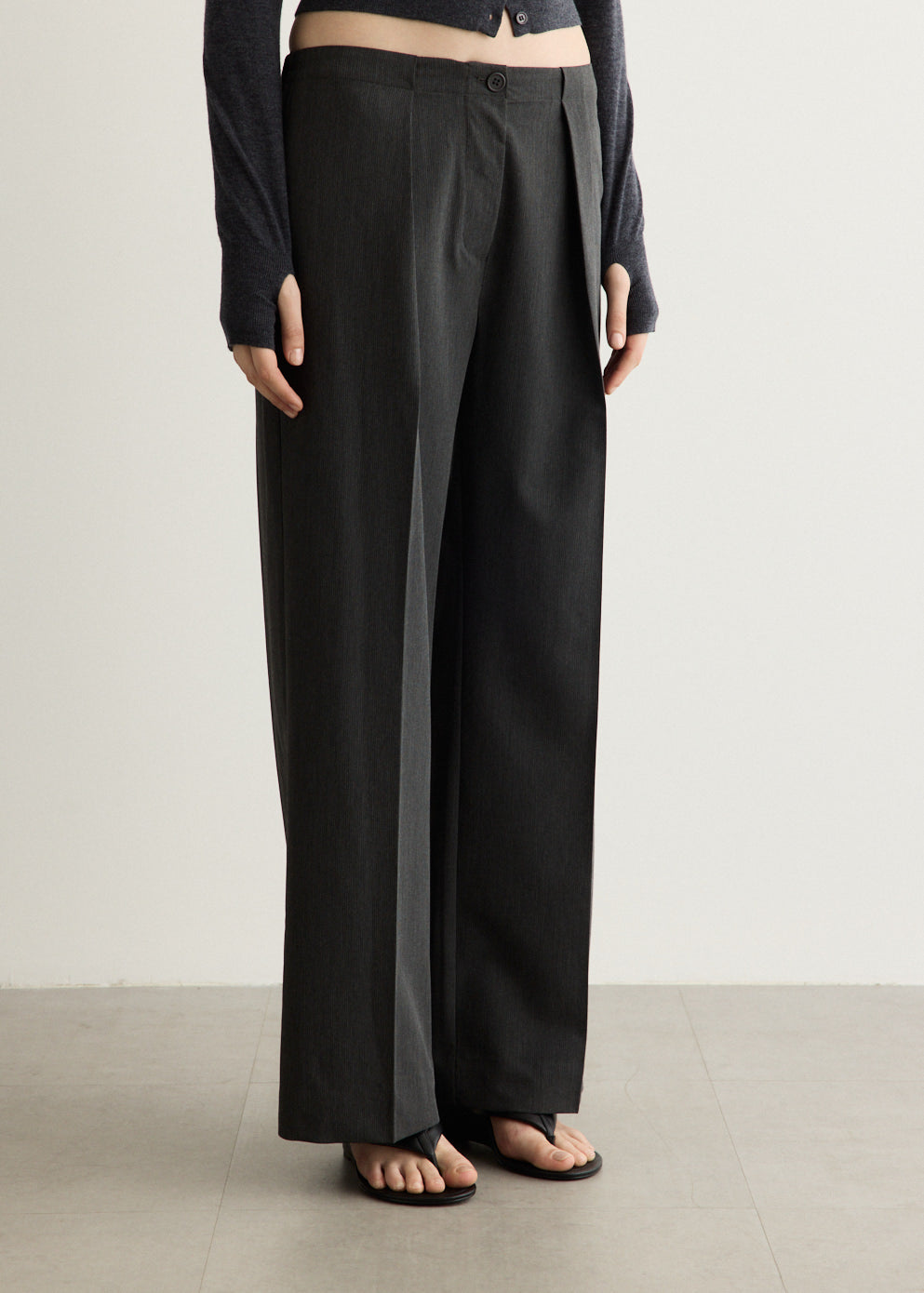 Alva Half Elastic Tailored Pants