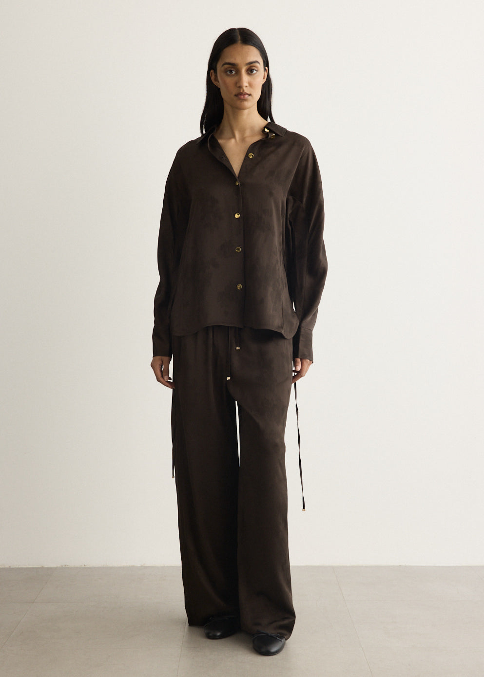 Jacquard Long Sleeve Shirt