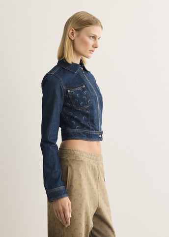 Midnight Blue Denim Trucker Jacket