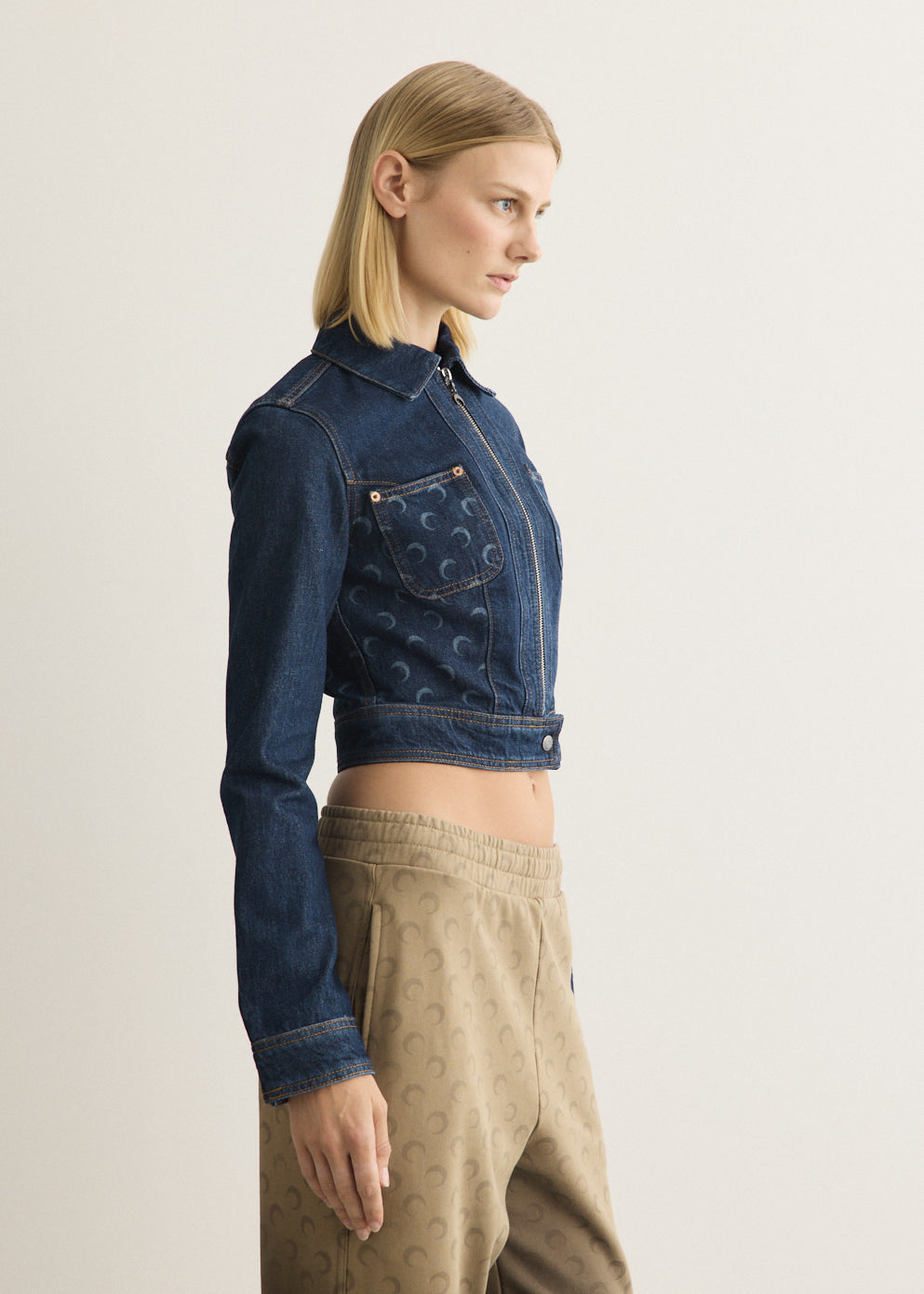 Midnight Blue Denim Trucker Jacket