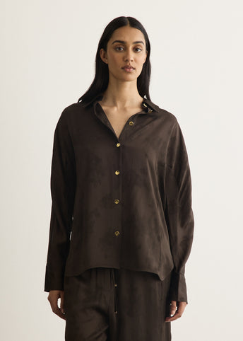 Jacquard Long Sleeve Shirt