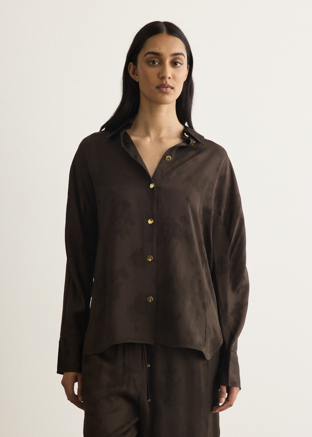 Jacquard Long Sleeve Shirt