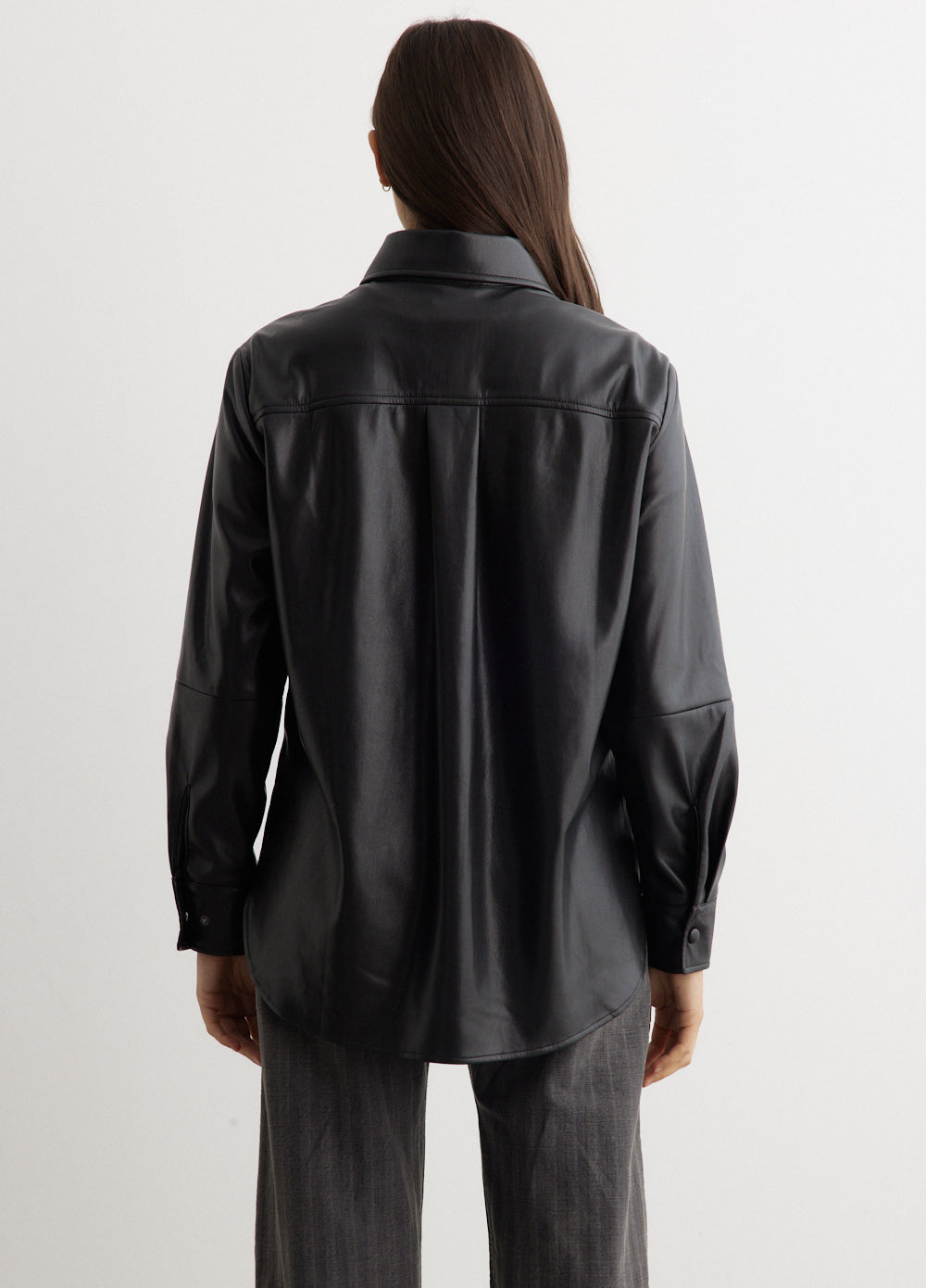 Chord Vegan Leather Overshirt