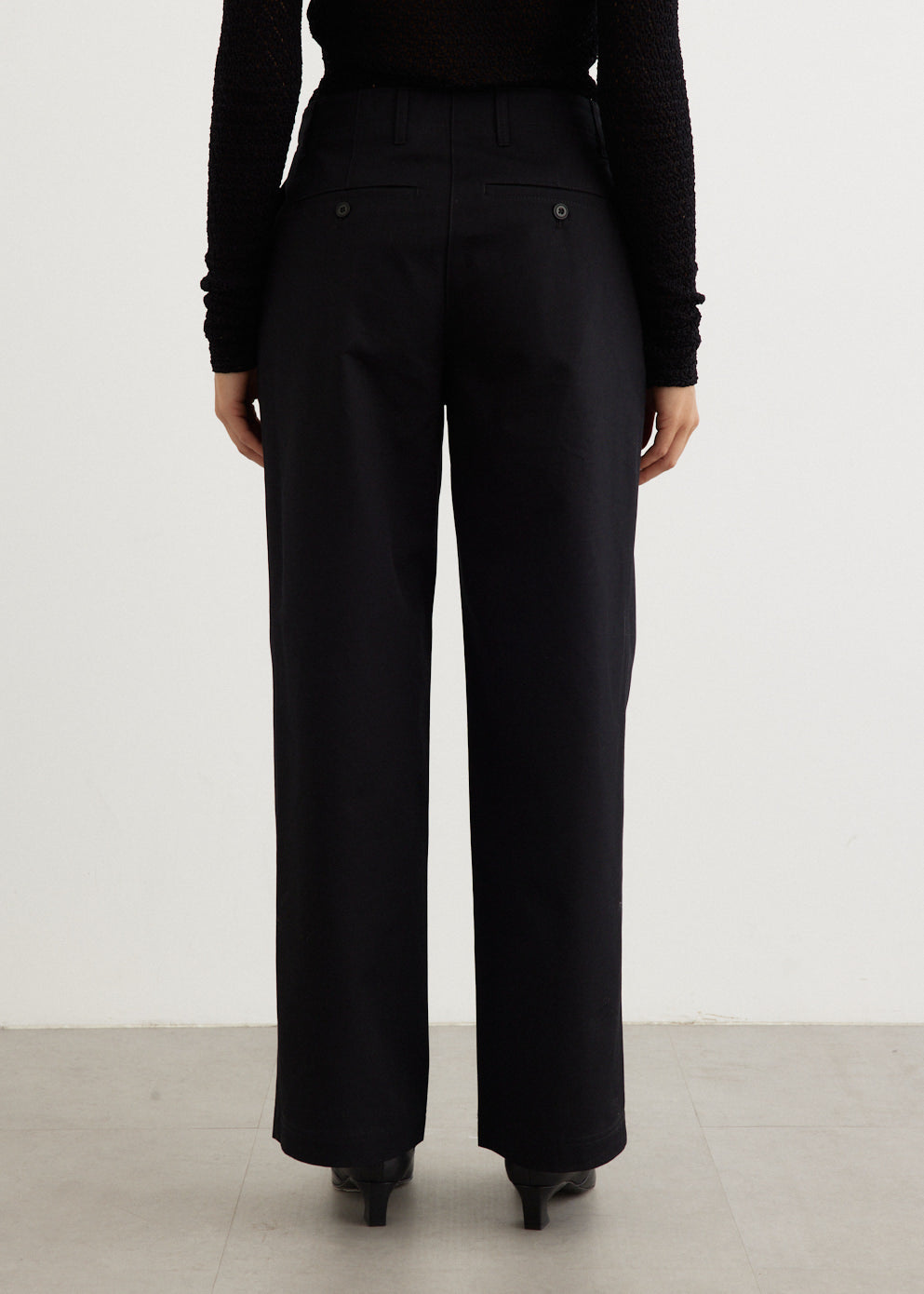 Relaxed Twill Trousers