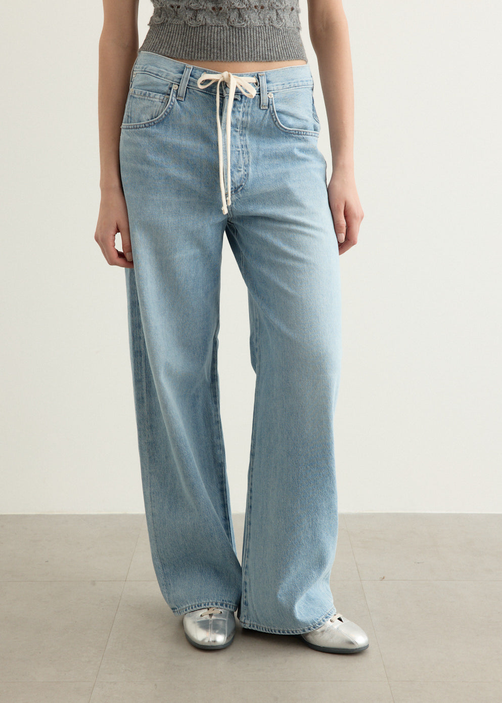Miramar Terry Drawcord Wide Leg Pants