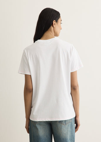 Basic Cotton Jersey Raspberry T-Shirt