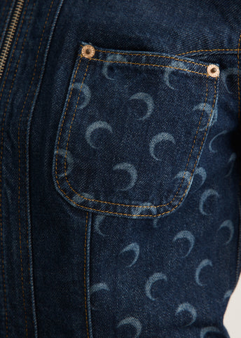 Midnight Blue Denim Trucker Jacket