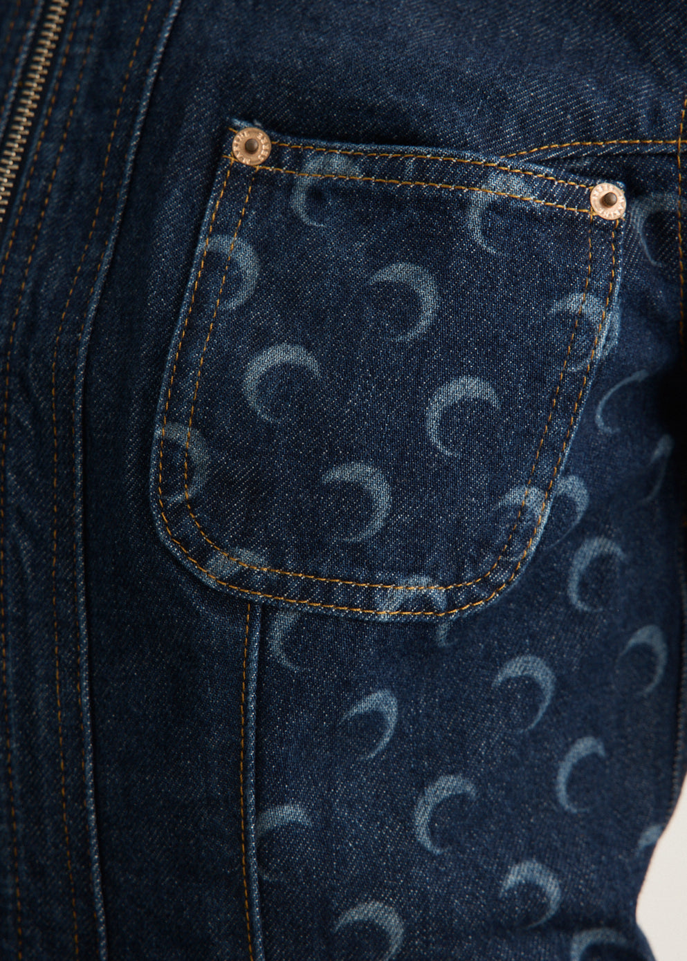 Midnight Blue Denim Trucker Jacket