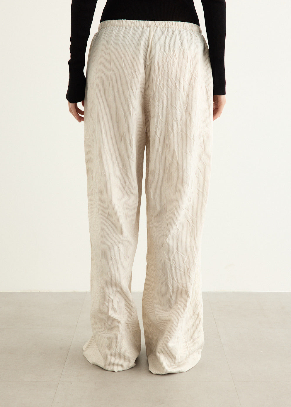 Relaxed Crushed Pants