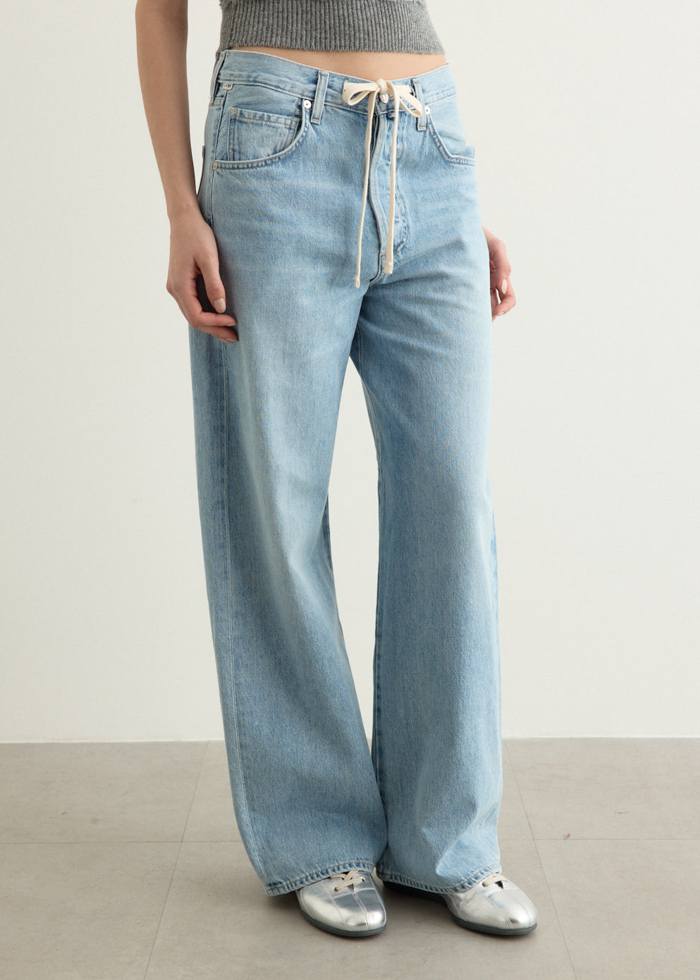 Miramar Terry Drawcord Wide Leg Pants