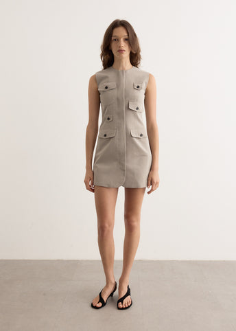 Utility Vest Mini Dress