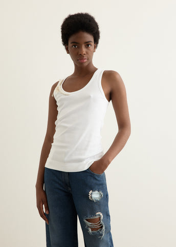 Pearl Chain Tank Top