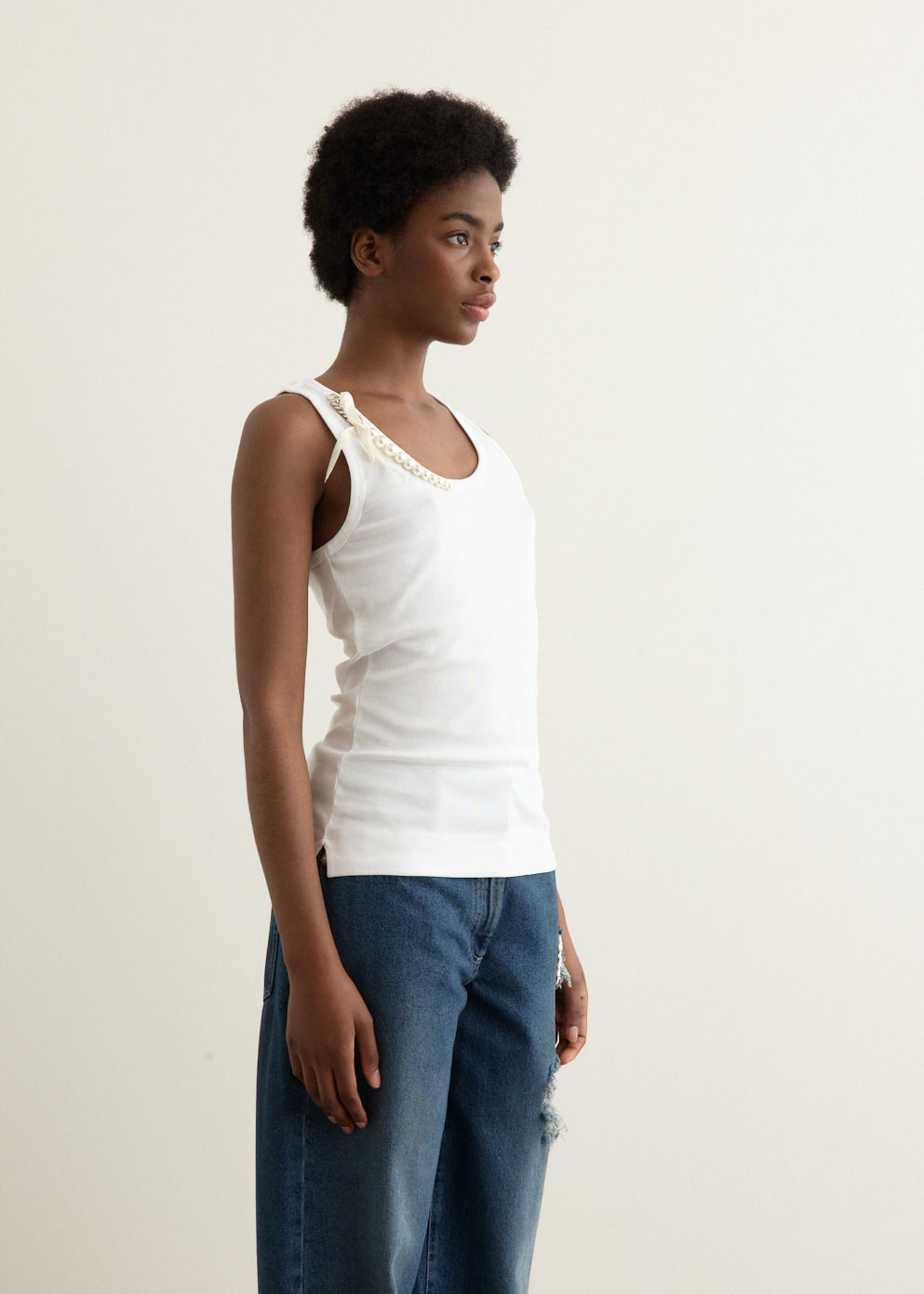 Pearl Chain Tank Top