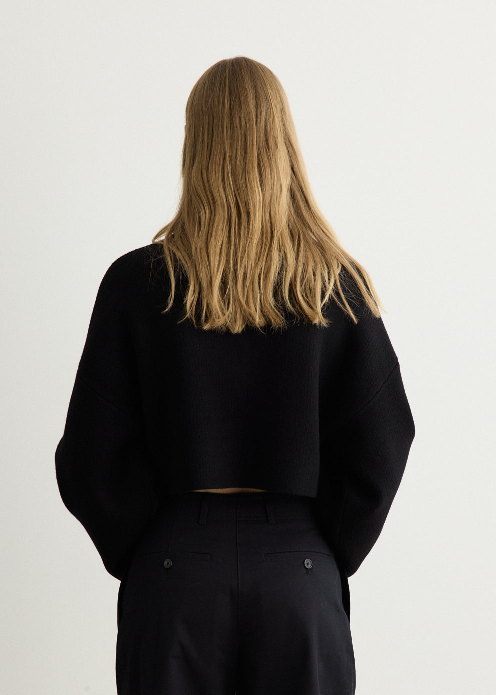 Cropped Oversized Cardigan