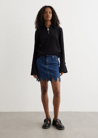 Lasercut Mini Skirt