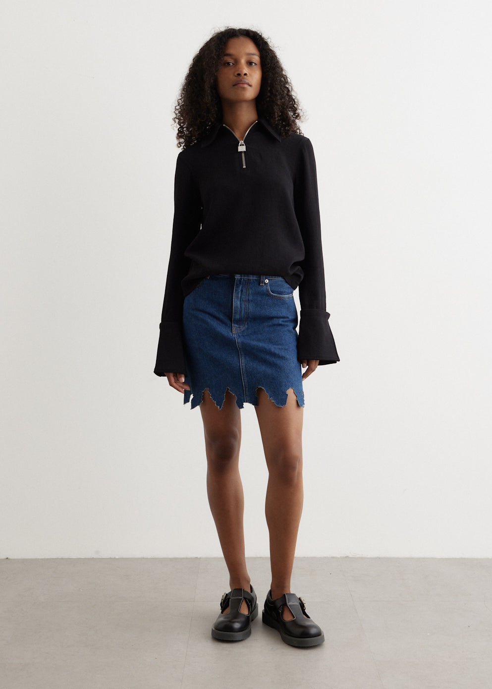 Lasercut Mini Skirt