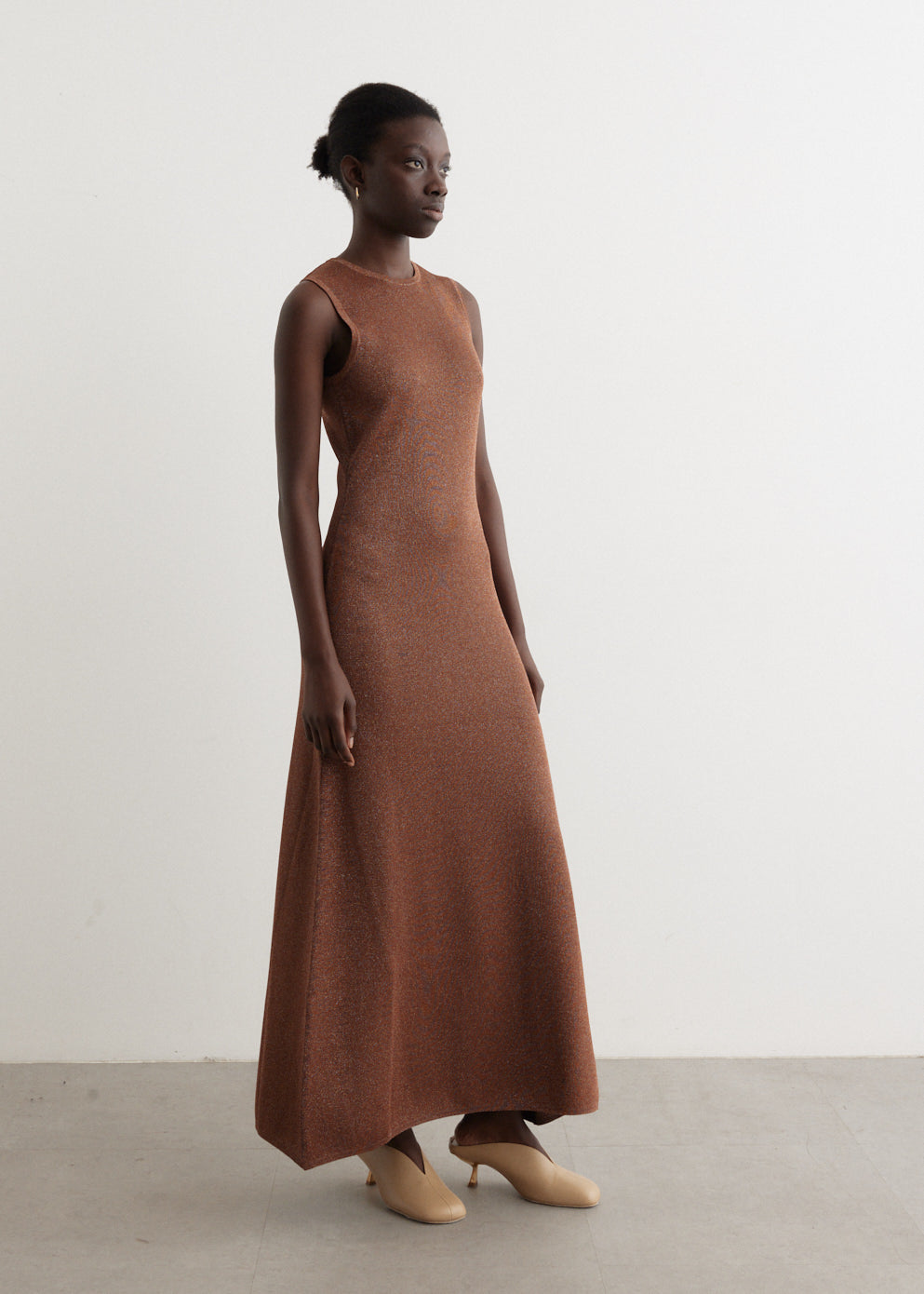 Metalica Knit Dress