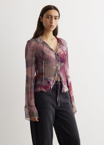 Majorelle Printed Top