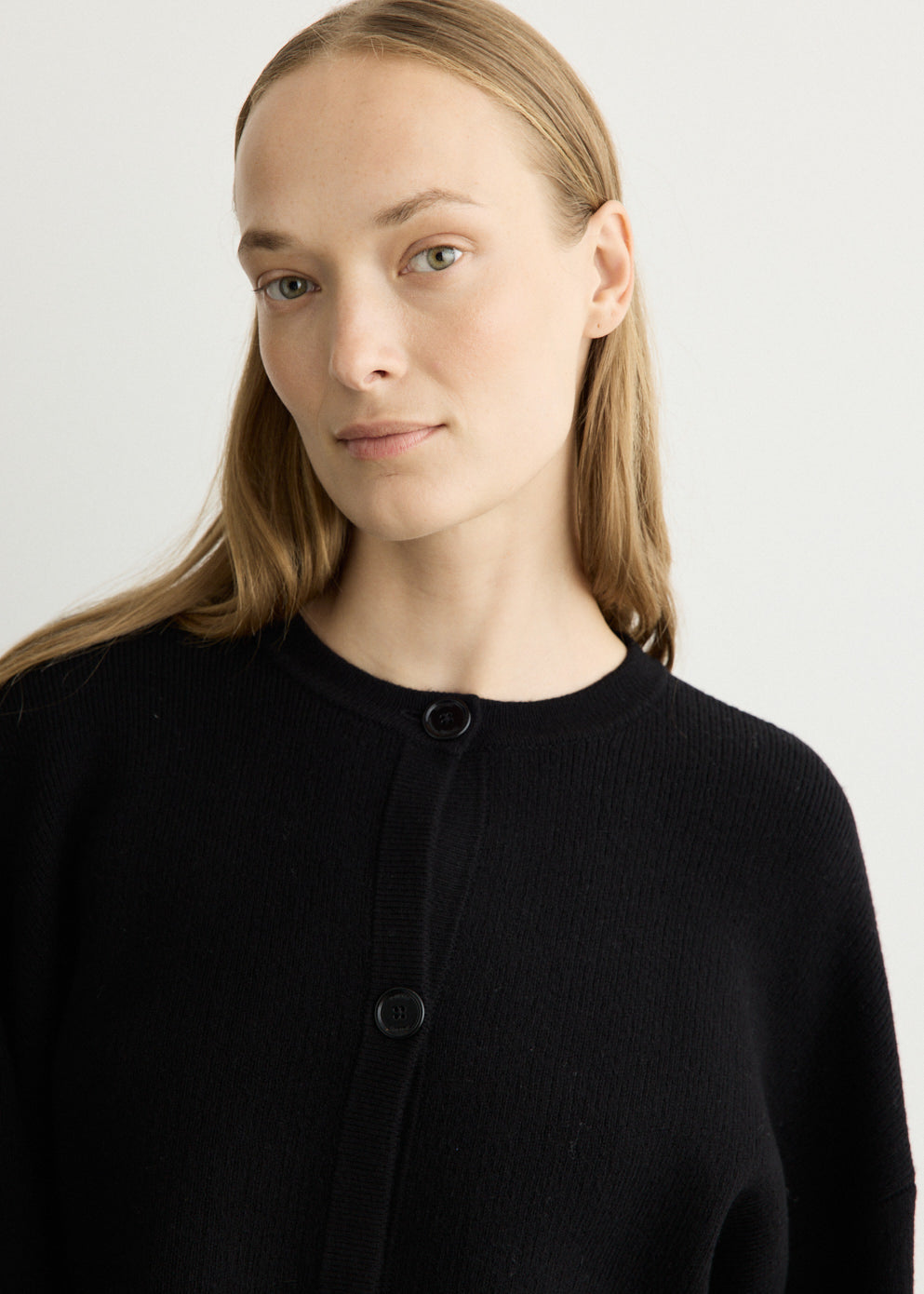 Cropped Oversized Cardigan