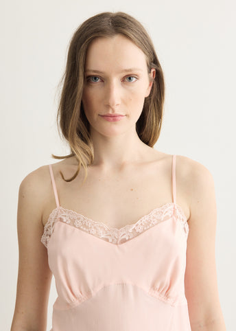 Lace Trim Negligee Cami